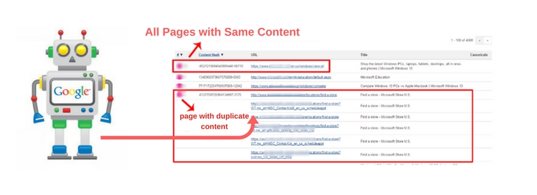 Duplicate Web Pages